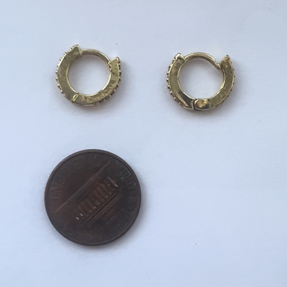 St. Eve Mini Rainbow Jewel Hoops - Picture 4 of 4